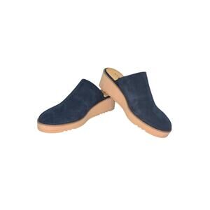 NYDJ Edmond Navy Suede Platform Wedge‎ Clogs
10M NWOT